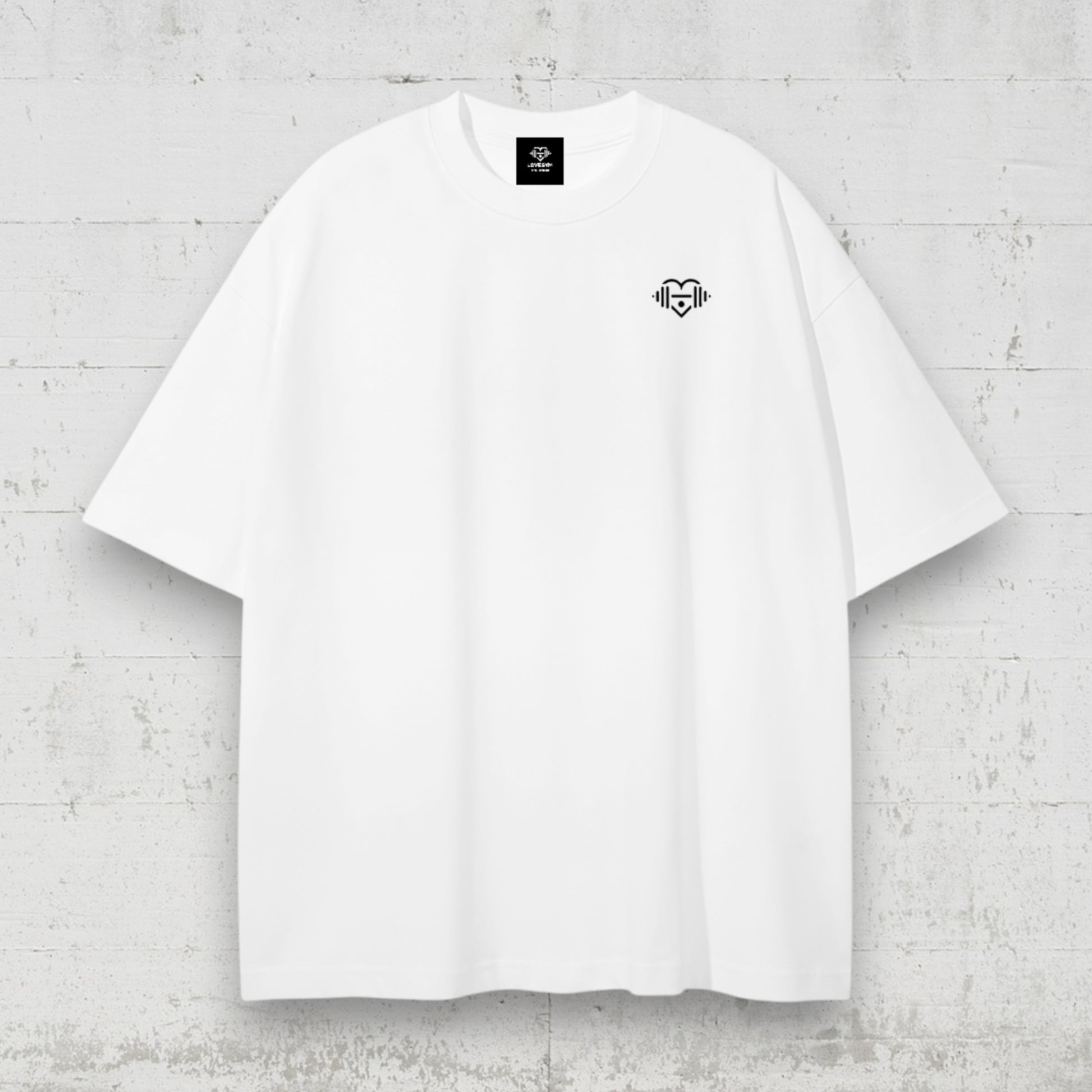 LOVEGYM Oversized Pure Cotton T-Shirt