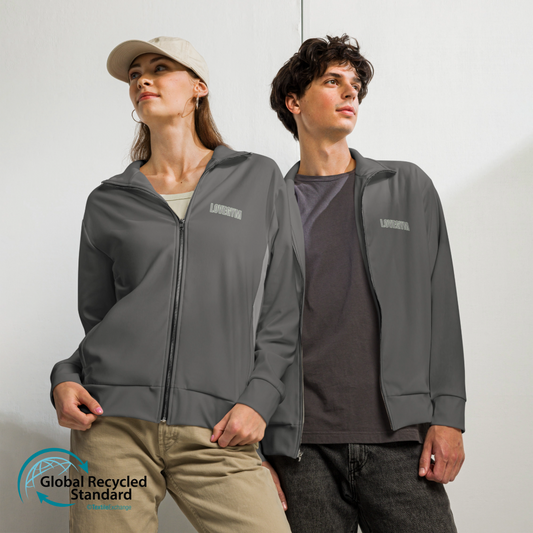 LOVEGYM Recycled Unisex Basketball Jersey in Charcoal