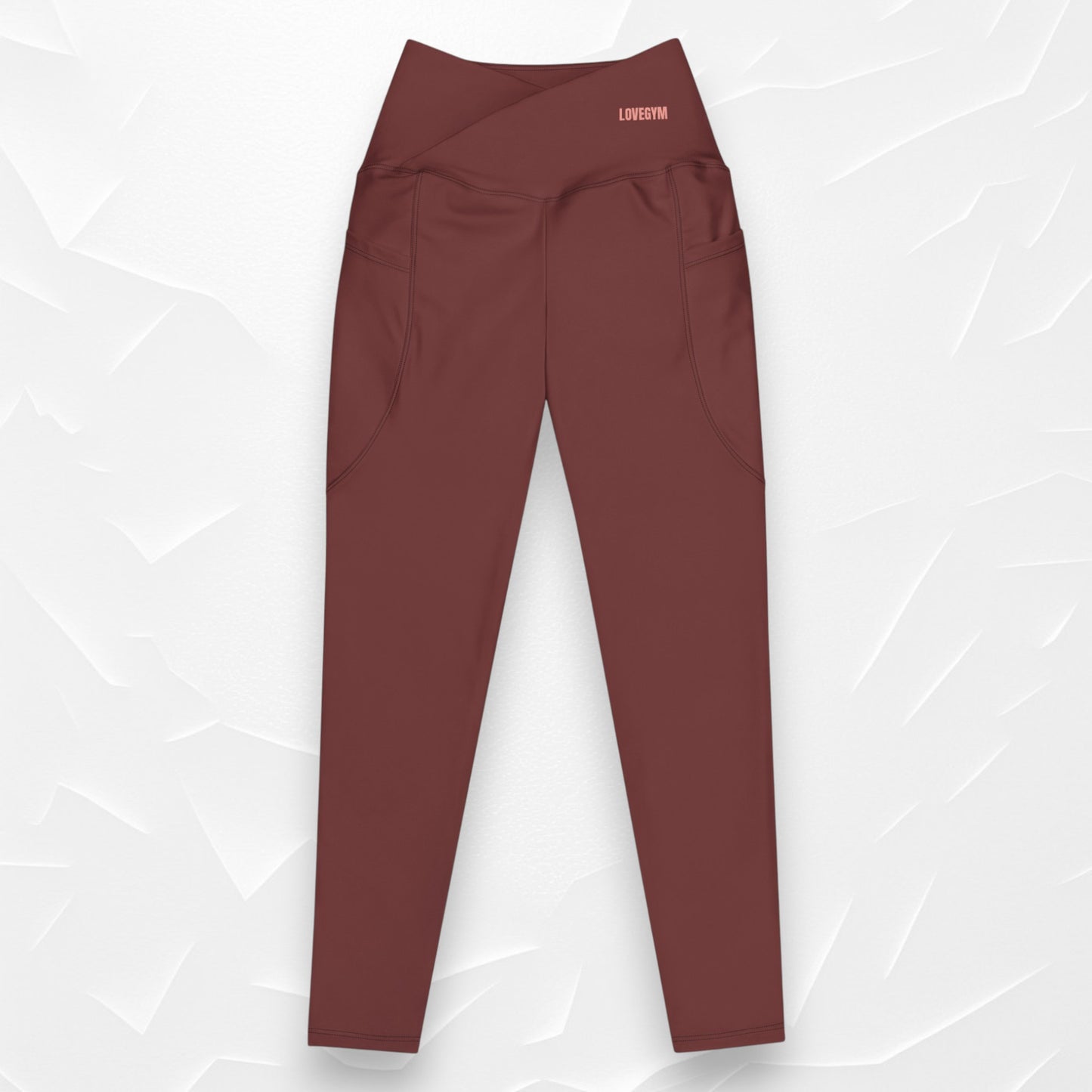 LOVEGYM Crossover Leggings — Auburn Edition