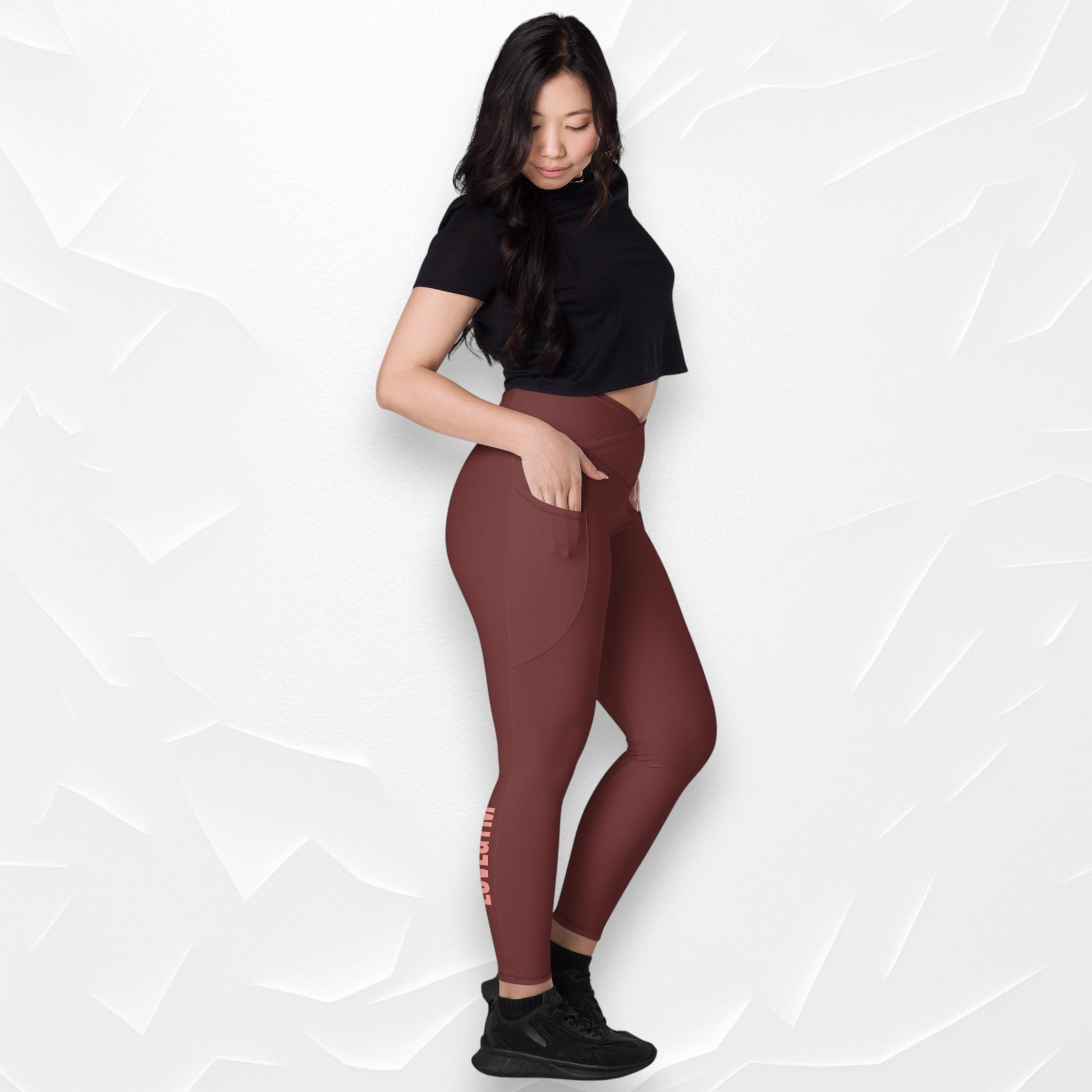 LOVEGYM Crossover Leggings — Auburn Edition