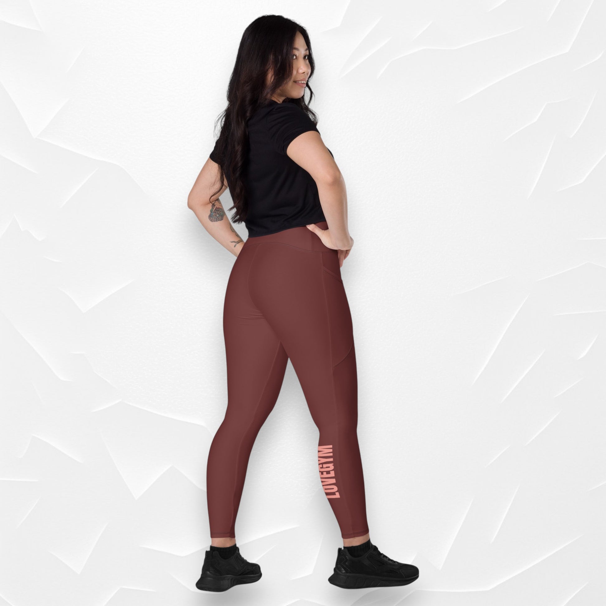 LOVEGYM Crossover Leggings — Auburn Edition