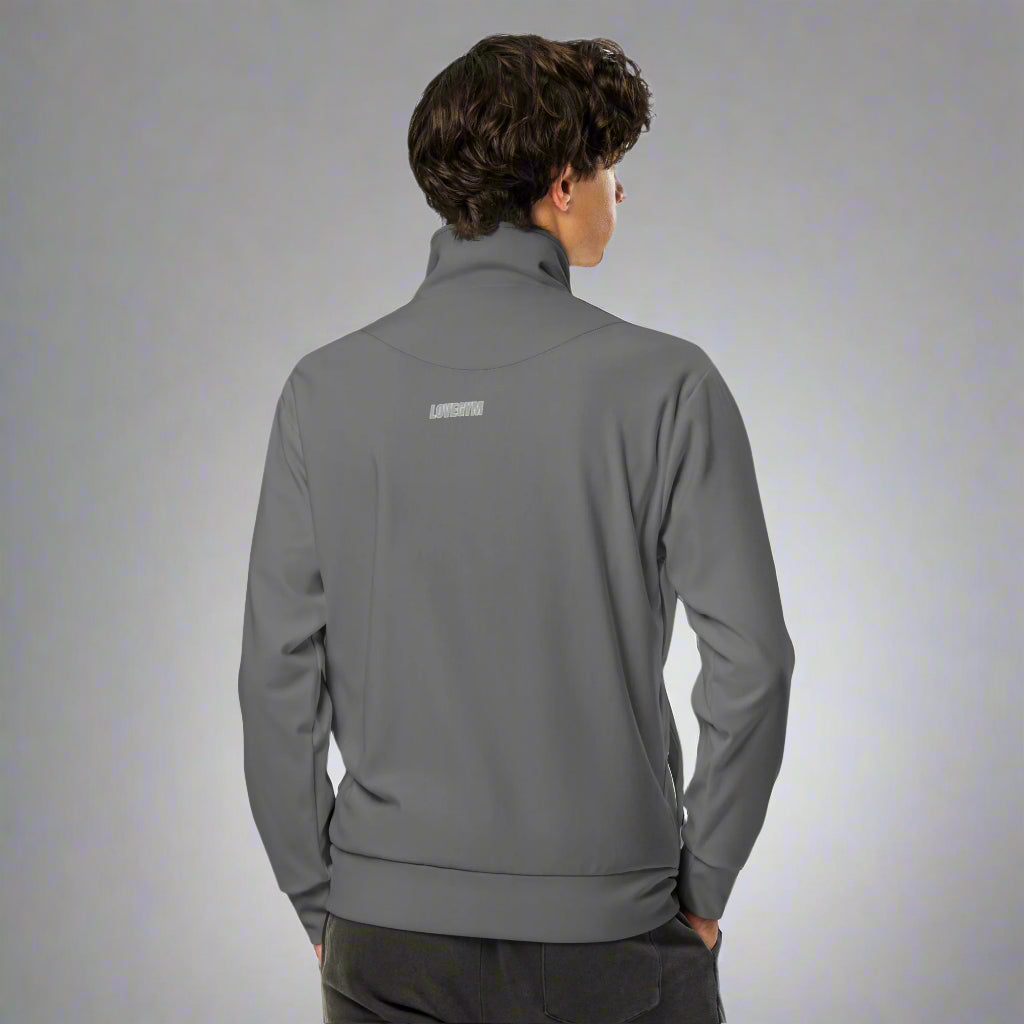 LOVEGYM Unisex Track Jacket in Grey