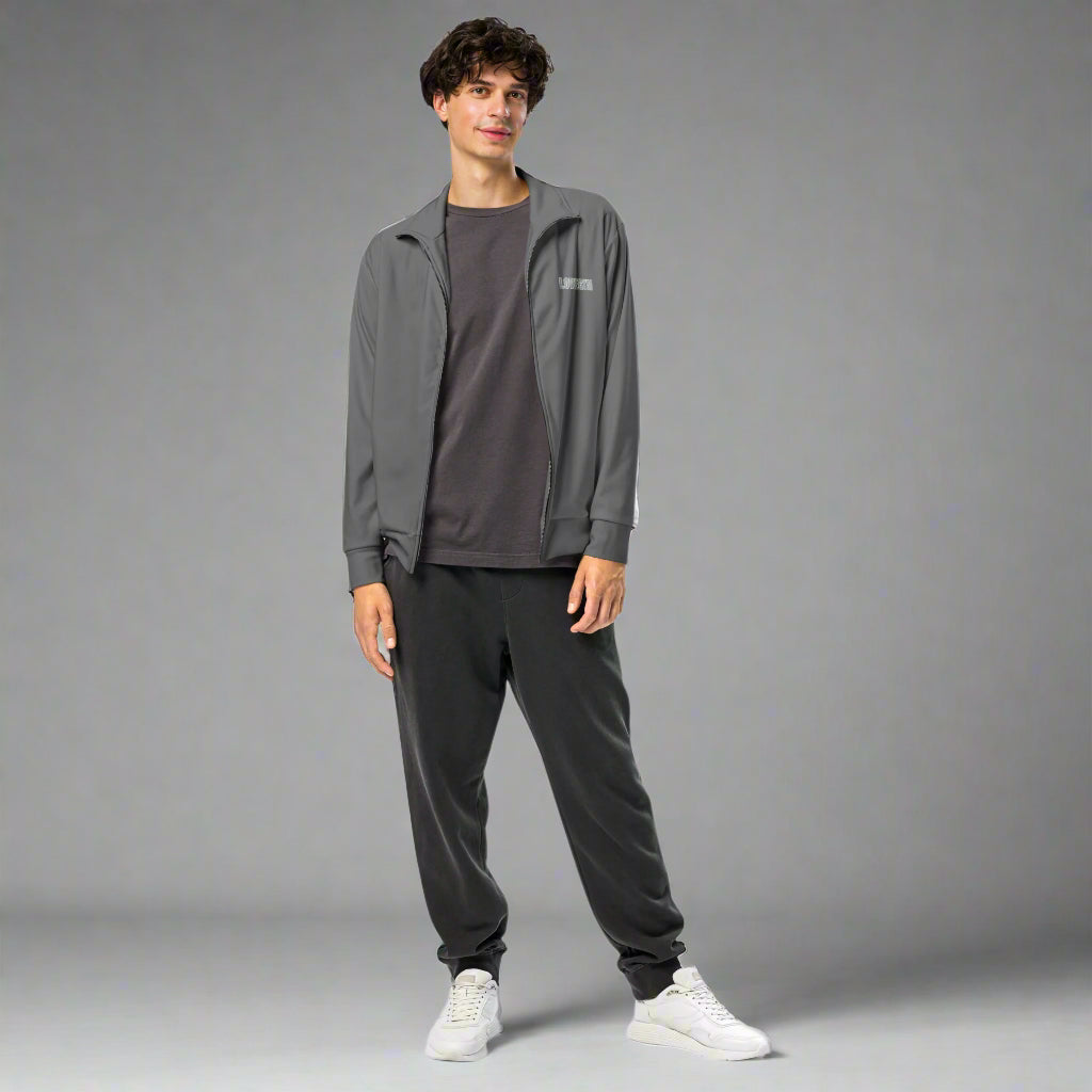 LOVEGYM Unisex Track Jacket in Grey