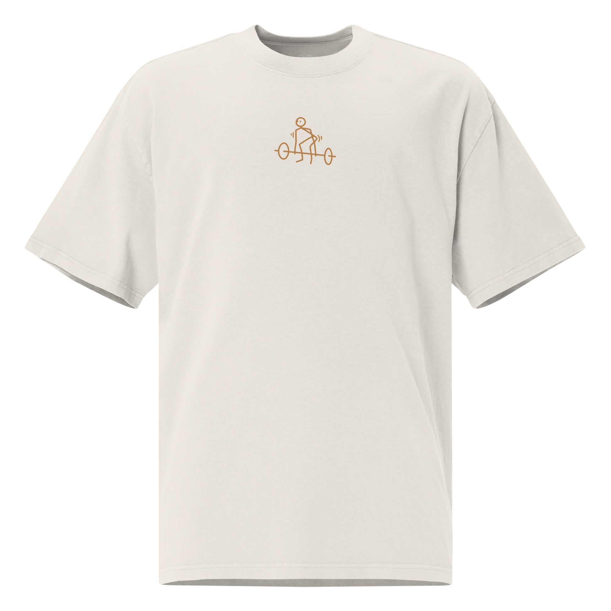 LOVEGYM Oversized T-Shirt in Faded Bone