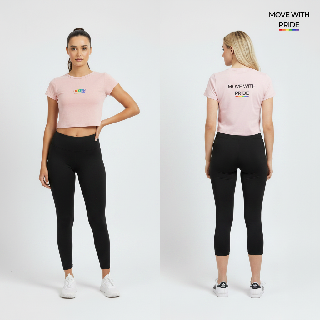 Pink Crop Tee