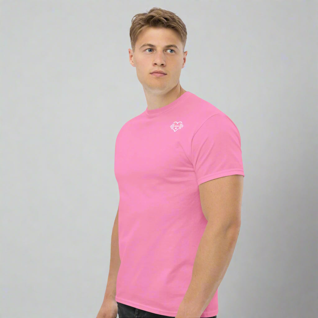 LOVEGYM Unisex Classic Tee in Pink