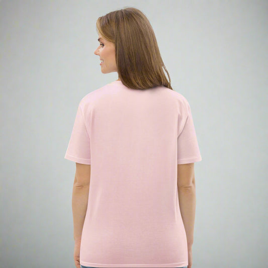 LOVEGYM Bold Organic Tee in Pink