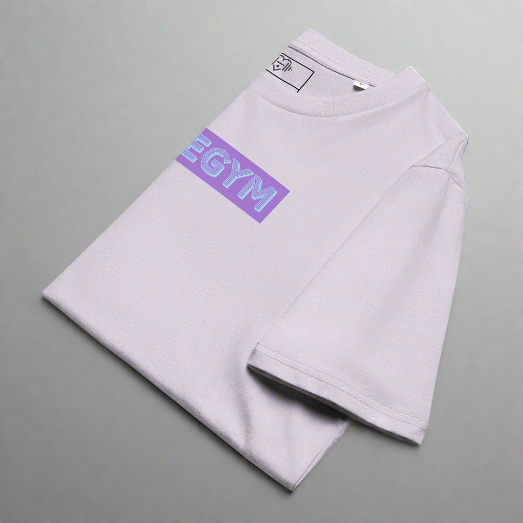 LOVEGYM Bold Organic Tee in Lavender