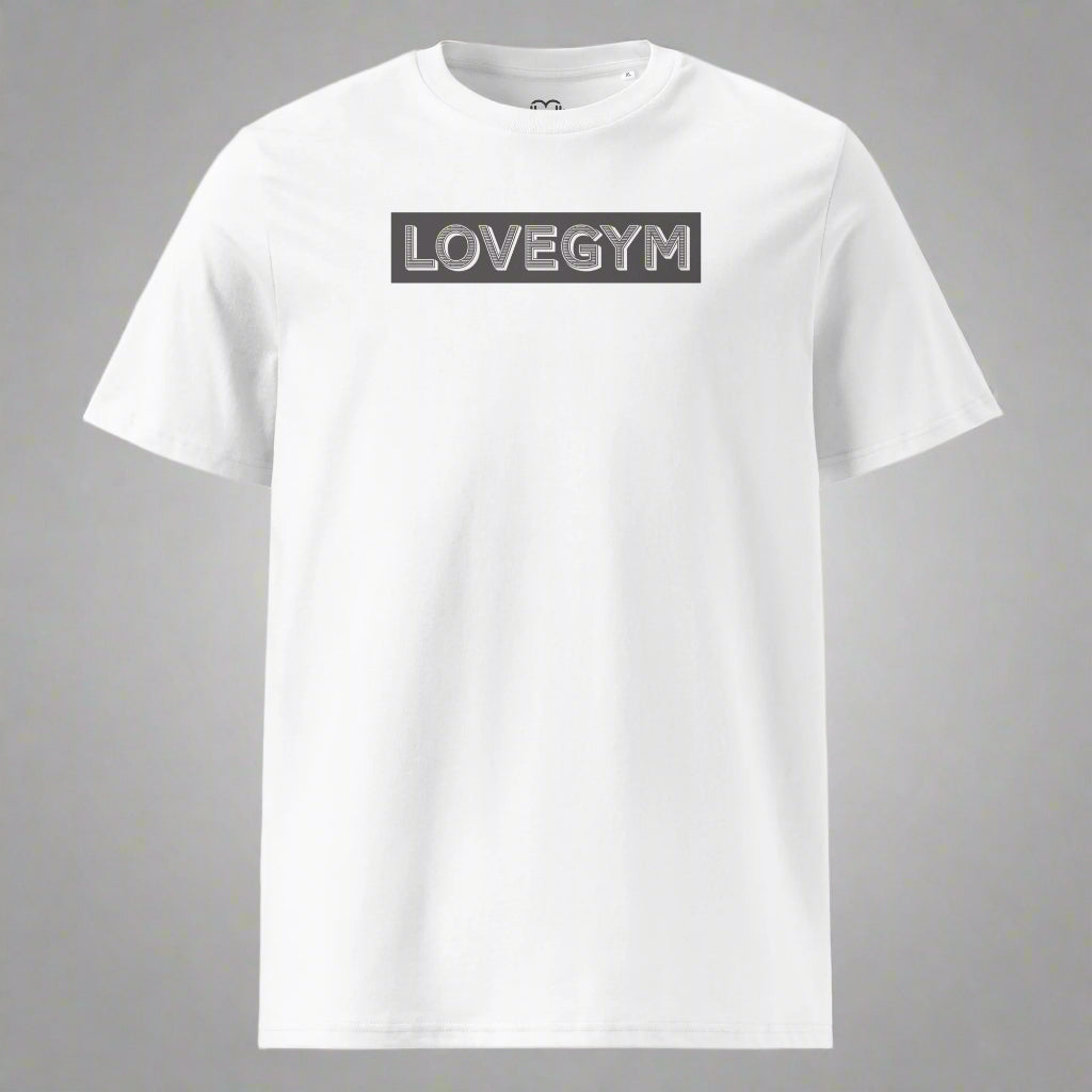 LOVEGYM Bold Organic Tee in White