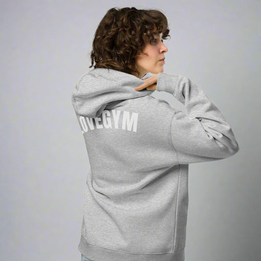 LOVEGYM Unisex Oversized Hoodie in Athletic Grey