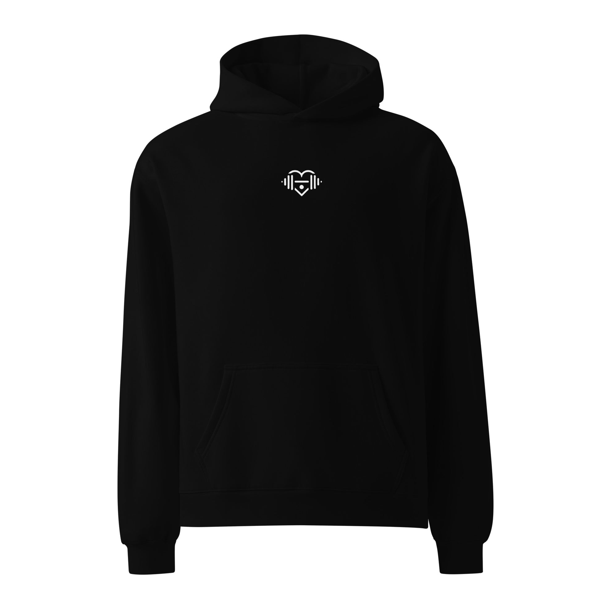 LOVEGYM Unisex Oversized Hoodie in Black