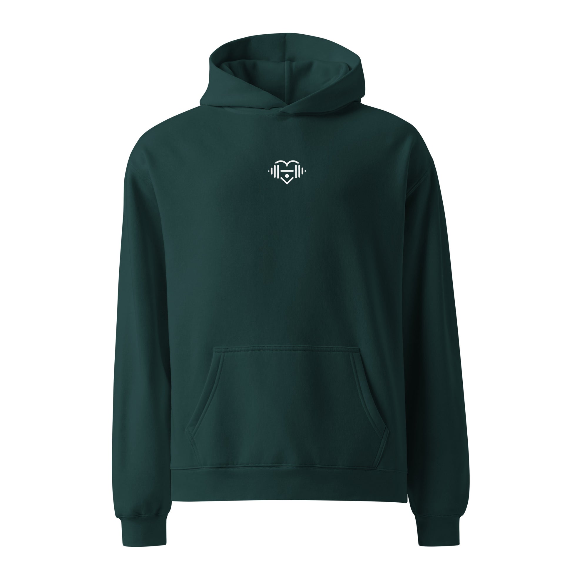 LOVEGYM Unisex Oversized Hoodie in Pine Green